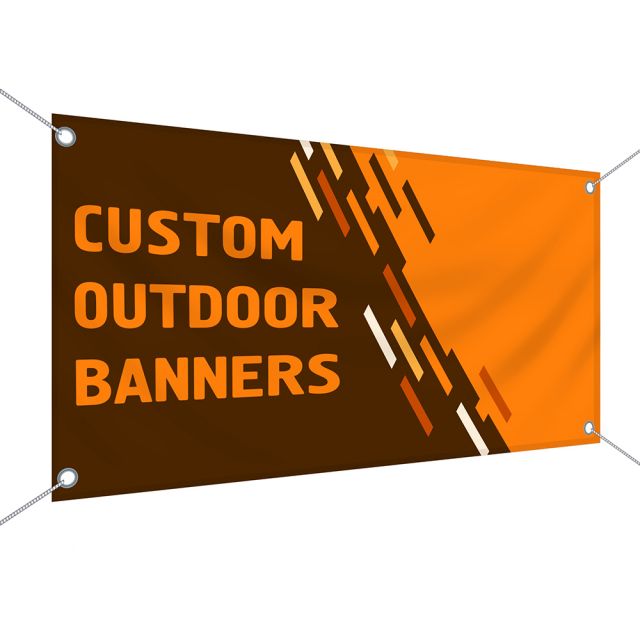 Custom 2' X 10' Vinyl Banner – 13oz Full Color Outdoor Sign – FREE Design Service