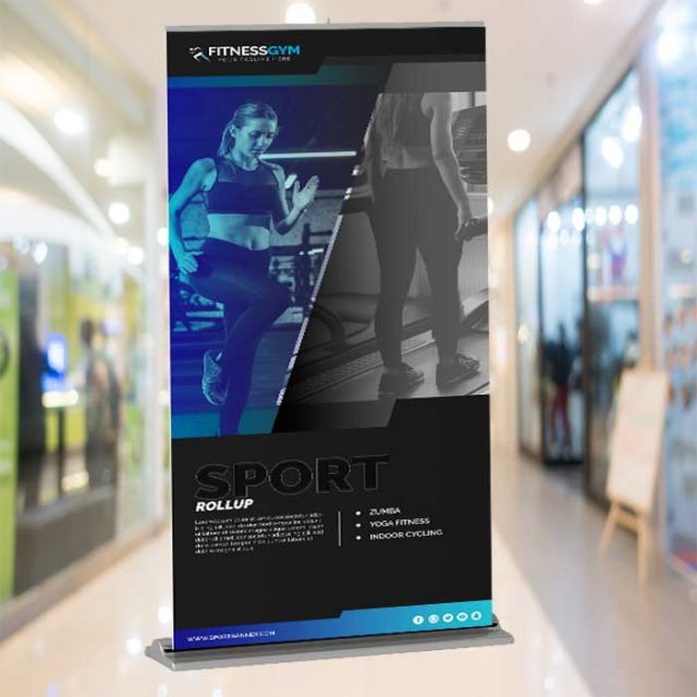 SilverStep® HD Retractable Banner Stand 36x92. Order Online Now, Free Shipping On Orders Over $150