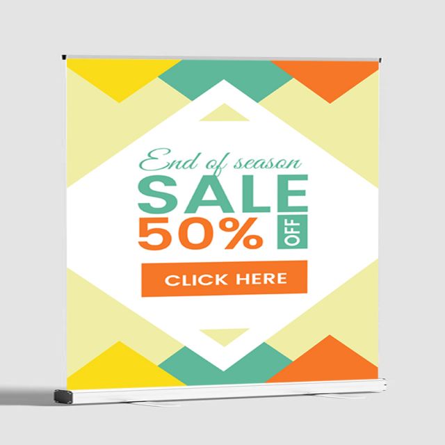 57x79 retractable banner stand