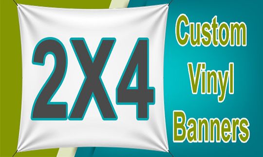 2x4 CUSTOM BANNER