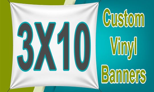 CUSTOM 3x10 BANNERS