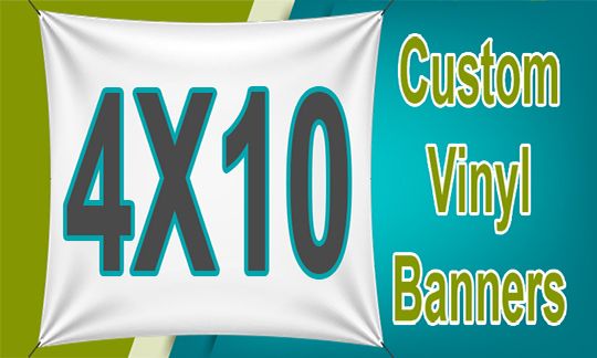 CUSTOM 4x10 BANNERS